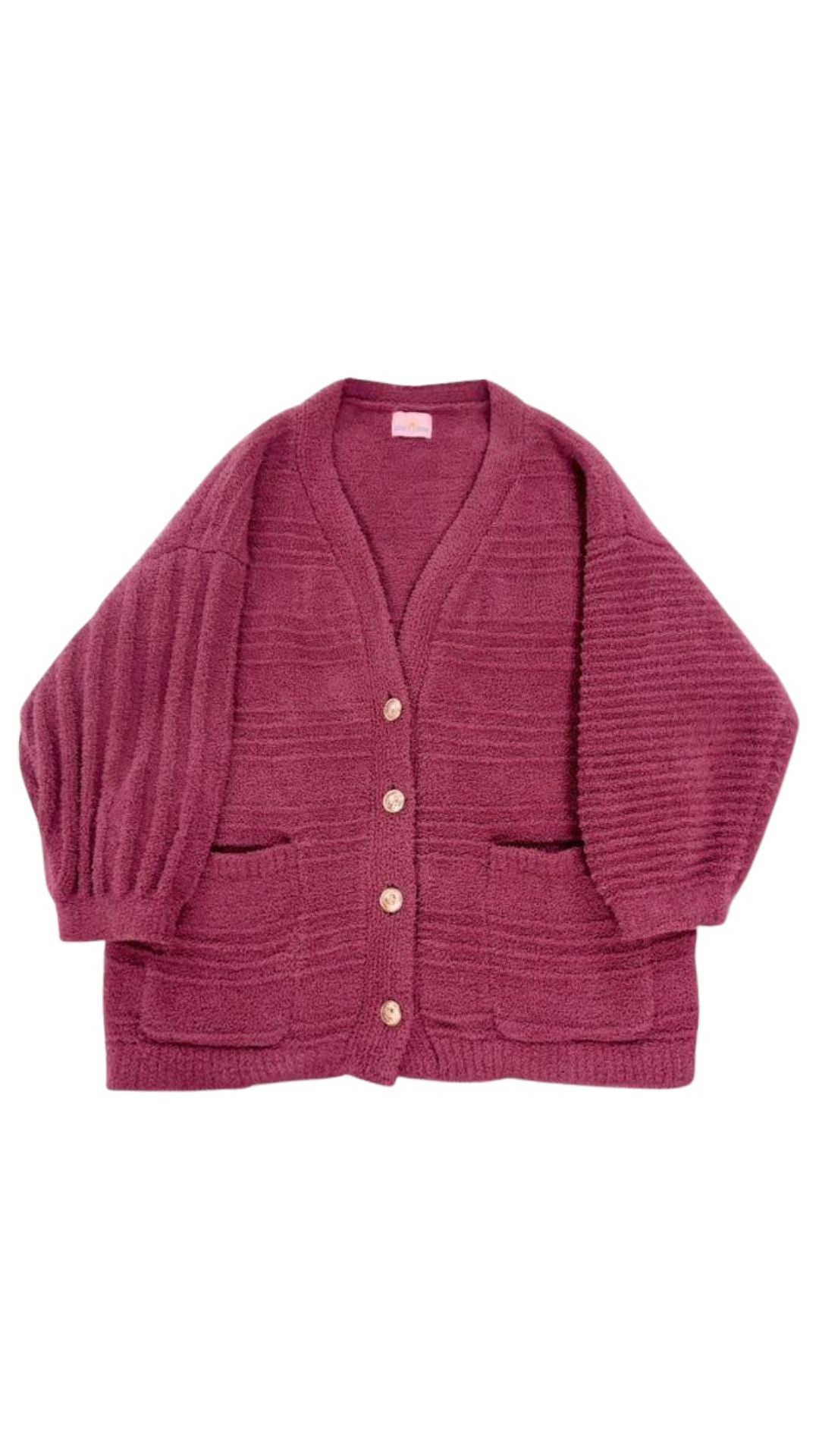 textured cardigan