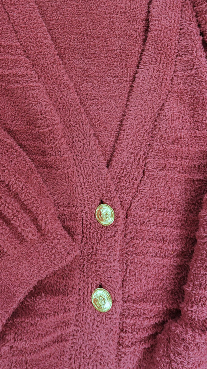 textured cardigan